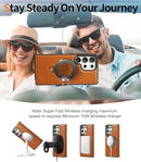 BULLROYE GALAXY S25 ULTRA CASE STAND MAGNETIC MAGSAFE RING NO PROTECTOR - BROWN - Like New