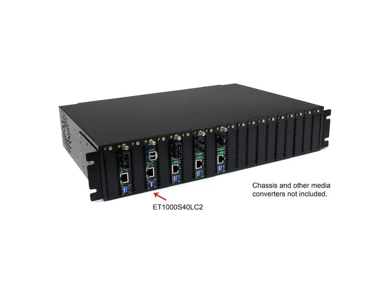 StarTech.com 1000 Mbps Gigabit Single Mode Fiber Media Converter LC 40km