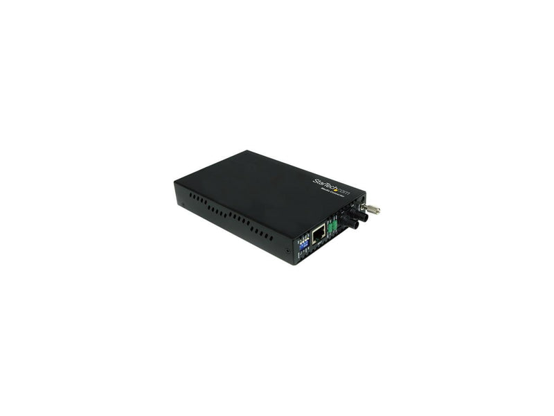StarTech.com 10/100 Mbps Multi Mode Fiber Media Converter ST, 2km