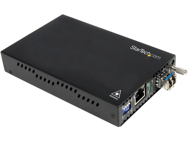 StarTech ET91000LC2 Fiber Media Converter Gigabit 1000 Mbps MM Fibre LC 550m