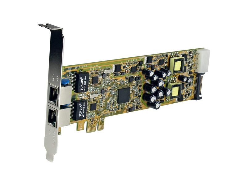 StarTech.com Dual Port PCI Express Gigabit Ethernet PCIe Network Card Adapter
