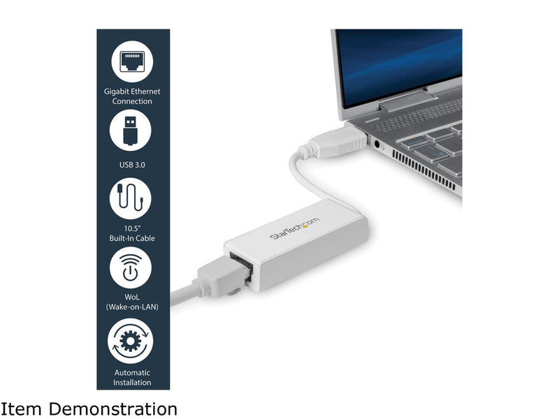 StarTech USB31000SW USB 3.0 to Gigabit Ethernet NIC Network Adapter