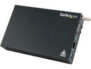 StarTech.com ET91000SFP2 Gigabit Ethernet Fiber Media Converter with Open SFP