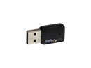 StarTech.com USB 2.0 AC600 Mini Dual Band Wireless-AC Network Adapter - 1T1R