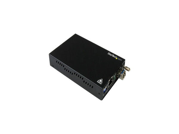 StarTech.com Gigabit Ethernet Copper-to-Fiber Media Converter - SM LC - 10 km -