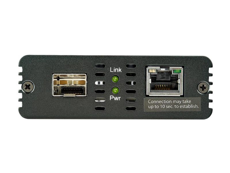 StarTech.com 10GbE Fiber Ethernet Media Converter 10GBASE-T- SFP to RJ45 Single
