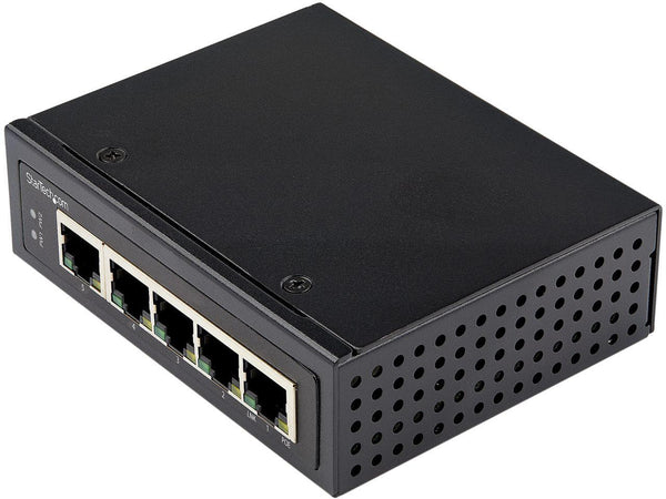 StarTech.com IESC1G50UP Industrial 5 Port Gigabit PoE Switch - 30W - Power Over