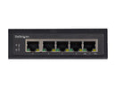 StarTech.com IESC1G50UP Industrial 5 Port Gigabit PoE Switch - 30W - Power Over