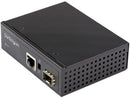StarTech.com PoE+ Industrial Fiber to Ethernet Media Converter 60W - SFP to RJ45