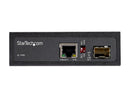 StarTech.com PoE+ Industrial Fiber to Ethernet Media Converter 60W - SFP to RJ45