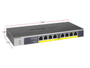 NETGEAR 8-Port Gigabit Ethernet PoE+ Unmanaged Switch with 120W PoE Budget,