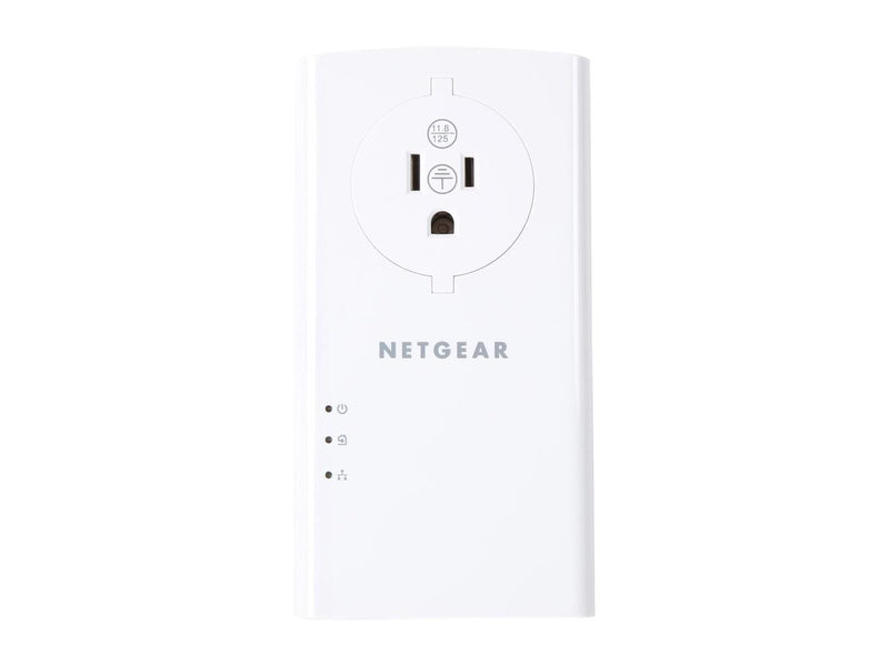 NETGEAR Powerline Adapter 2000 Mbps (2) Gigabit Ethernet Ports with Passthrough