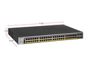 NETGEAR 48-Port Gigabit PoE+ Ethernet Smart Managed Pro Switch with 4 SFP Ports