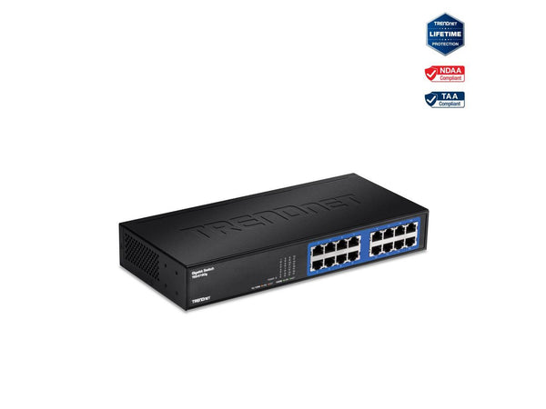 TRENDnet 6-Port Unmanaged Gigabit GREENnet Desktop Metal Switch,