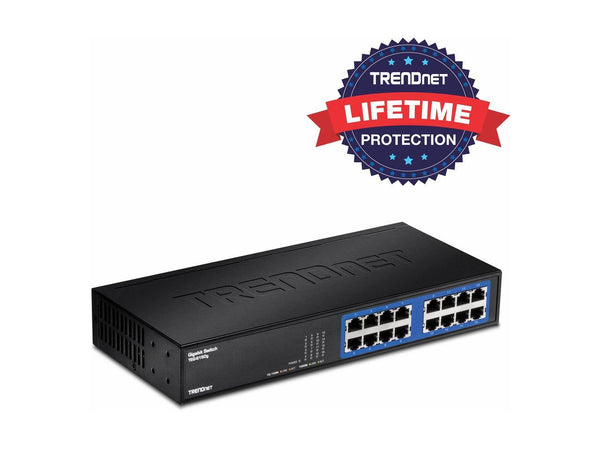 TRENDnet 6-Port Unmanaged Gigabit GREENnet Desktop Metal Switch,