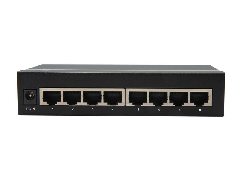 TRENDnet 8-Port Gigabit GREENnet PoE+ Switch, 4 x Gigabit PoE-PoE+ Ports, 4 x