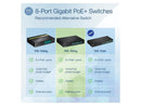 TRENDnet 8-Port Gigabit GREENnet PoE+ Switch, TPE-TG81g, 8 x Gigabit PoE+ Ports,