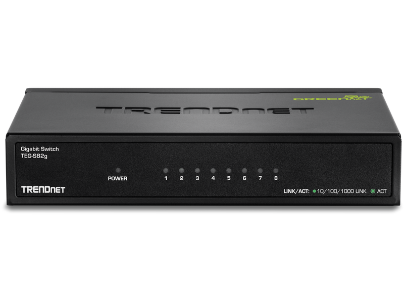 TRENDnet 8-Port Gigabit GREENnet Switch, Ethernet Network Switch, 8 x