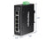 TRENDnet 5-Port Hardened Industrial Gigabit DIN-Rail Switch, TI-G50, 10 Gbps,