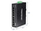 TRENDnet 8-Port Hardened Industrial Gigabit DIN-Rail Switch, TI-G80, 16 Gbps