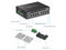 TRENDnet 8-Port Hardened Industrial Gigabit DIN-Rail Switch, TI-G80, 16 Gbps
