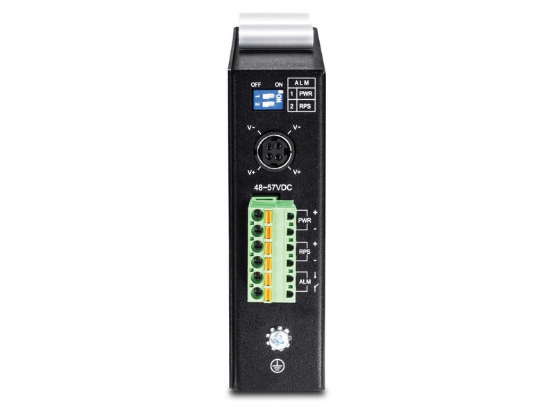 TRENDnet 6-Port Hardened Industrial Gigabit Poe+ Layer 2 Managed DIN-Rail