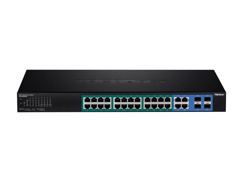 TRENDnet TPE-5028WS 28-Port Gigabit Web Smart PoE+ Switch (370W)