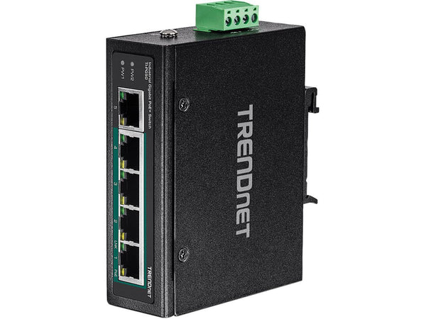 TRENDnet 5-Port Hardened Industrial Unmanaged Gigabit Switch, TI-PG50,