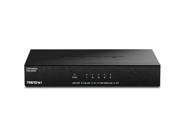 TRENDnet TEG-S350 Unmanaged 5-Port Unmanaged 2.5G Switch