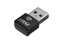 MSI AX1800 Nano WiFi USB Adapter - WiFi 6, up to 1800 Mbps, 2.4G/5G Dual-Band