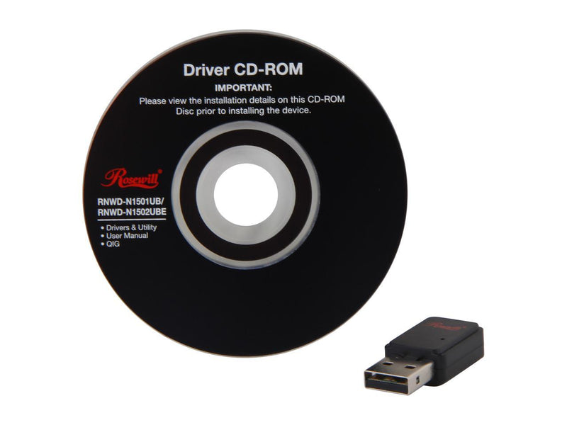 Rosewill RNWD-N1501UB USB Wireless Mini Adapter N150 Wi-Fi Adapter
