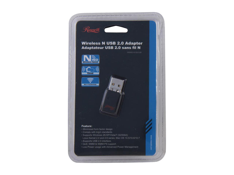 Rosewill RNWD-N1501UB USB Wireless Mini Adapter N150 Wi-Fi Adapter