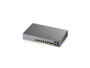 ZyXEL GS1350-12HP 8-Port Gigabit Smart Nebula Cloud Managed PoE Switch, 8 PoE+