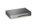 ZyXEL GS1350-12HP 8-Port Gigabit Smart Nebula Cloud Managed PoE Switch, 8 PoE+