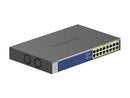 NETGEAR 16-Port Gigabit Ethernet Unmanaged PoE Switch (GS516PP) - with 16 x PoE+