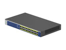 NETGEAR 24-Port Gigabit Ethernet Unmanaged PoE Switch (GS524PP) - with 24 x PoE+