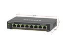NETGEAR 8 Port PoE Gigabit Ethernet Plus Switch (GS308EPP) - with 8 x