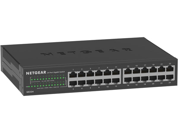 NETGEAR 24-Port Gigabit Ethernet Unmanaged Switch (GS324)