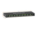 NETGEAR 16-Port PoE Gigabit Ethernet Plus Switch (GS316EPP) - Managed with 15 x