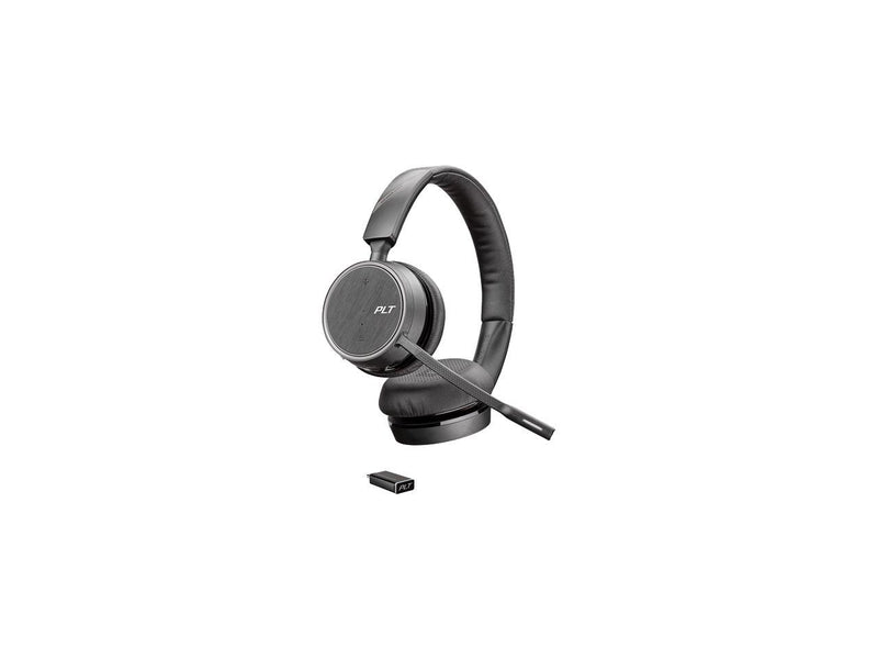 Plantronics - Voyager 4220 UC USB-C (Poly) - Bluetooth Dual-Ear (Stereo) Headset