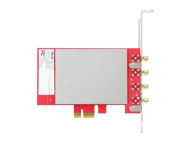 ASUS PCE-AC88 Dual-Band 4x4 AC3100 WiFi PCIe adapter with Heat Sink and