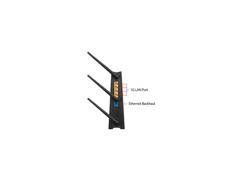 ASUS Dual Band WiFi Repeater & Range Extender (RP-AC1900) - Coverage Up