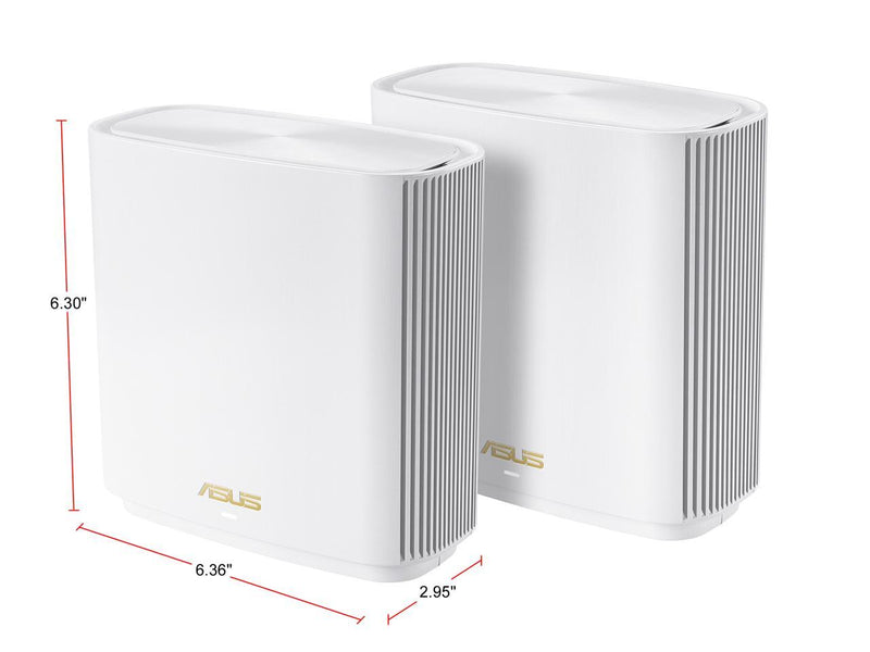 ASUS ZenWiFi AX6600 Tri-Band Mesh WiFi 6 System (XT8 2PK) - Whole Home