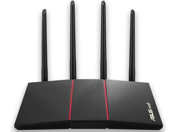 ASUS RT-AX55 AX1800 Dual Band WiFi 6 Gigabit Router, 802.11ax, Lifetime internet