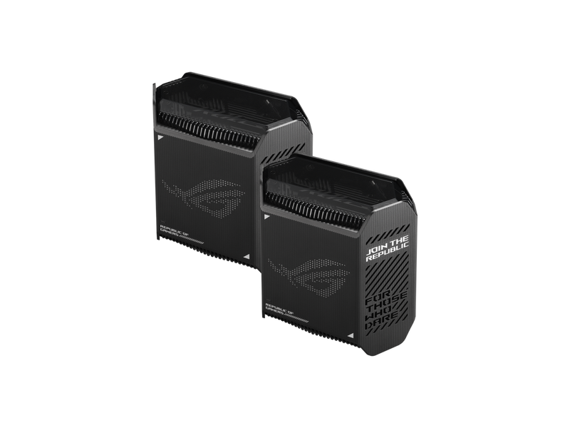 ASUS ROG Rapture GT6 (2PK) Tri-Band WiFi 6 Gaming Mesh WiFi System, covers up to