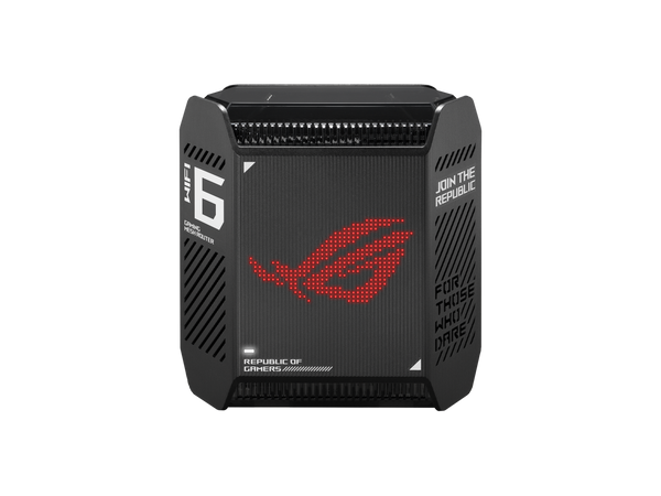 ASUS ROG Rapture GT6 (1PK) Tri-Band WiFi 6 Gaming Mesh WiFi System, covers up to