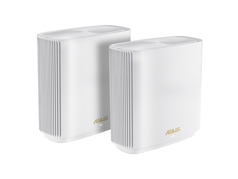 ASUS ZenWiFi Whole-Home Tri-band Mesh WiFi 6E System (ET9 2PK), Coverage up to