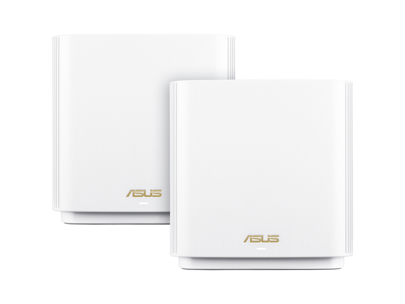 ASUS ZenWiFi Whole-Home Tri-band Mesh WiFi 6E System (ET9 2PK), Coverage up to