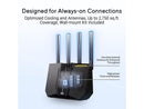 ASUS RT-BE92 Tri-band WiFi 7 Router, supports new 320MHz bandwidth & 4096-QAM,