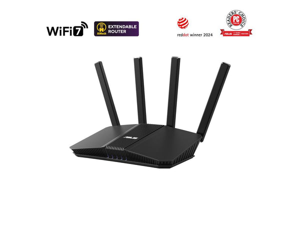 ASUS RT-BE58U WiFi 7 AiMesh Extendable Router, 4K-QAM, MLO, AI Detection 2.5G